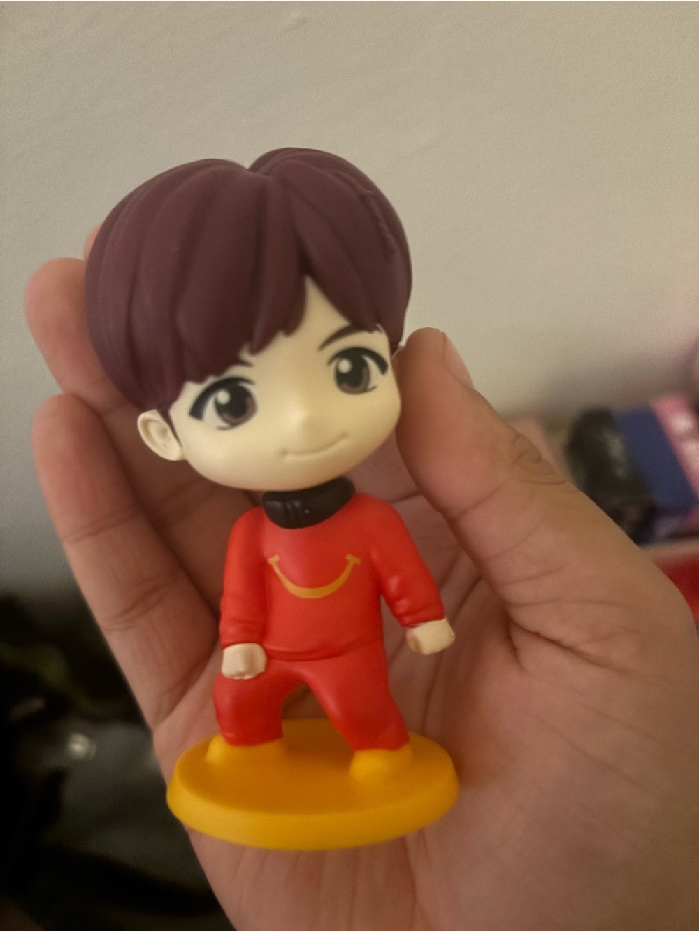 Kids Red Smiling Figure Toy - Unbranded